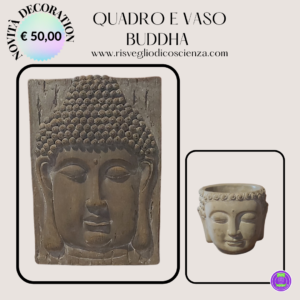 Quadro e Vaso Decorativi - Buddha